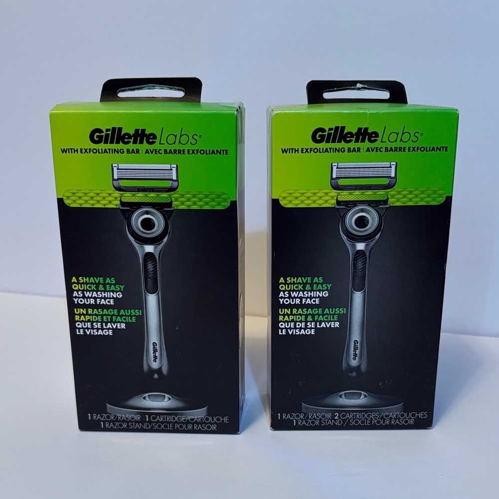 Gillette Labs Razor with Exfoliating Bar 2x sets